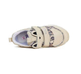 Girls Leather Leopard Trainers