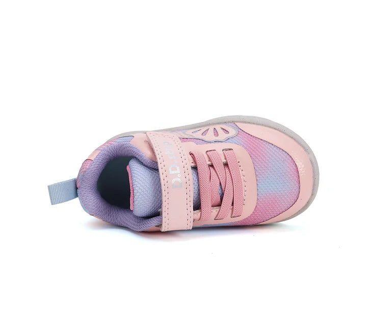 Girls Pink Water Repellent Shell Trainers