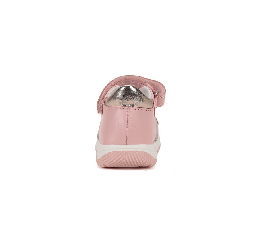 Girls Pink Leather Anti Slippery Sandals