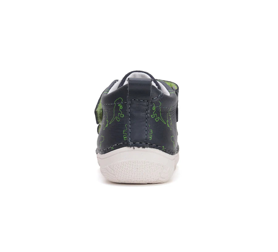 Boys Dino Blue Leather Shoes