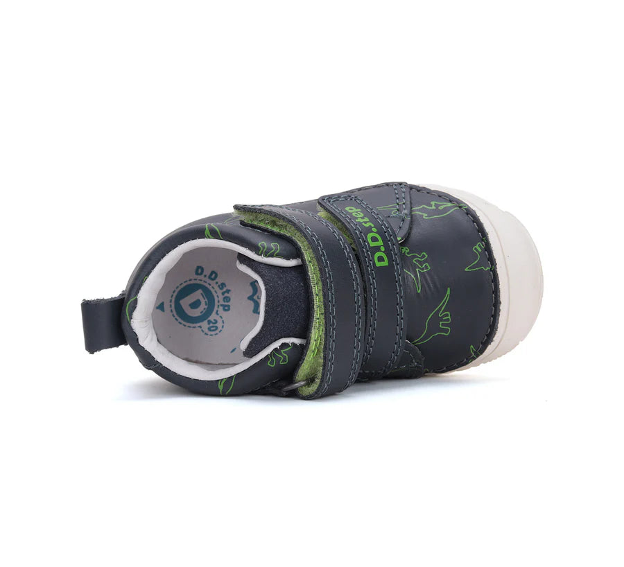 Boys Dino Blue Leather Shoes